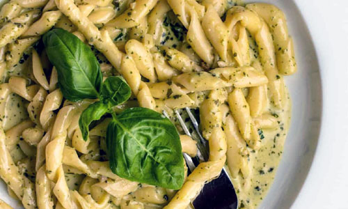 Pesto Cream Linguine